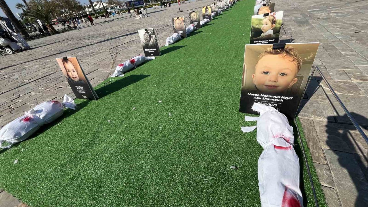 İzmir’de "Vicdan Sergisi" ile Gazze’nin acısına dikkat çekildi