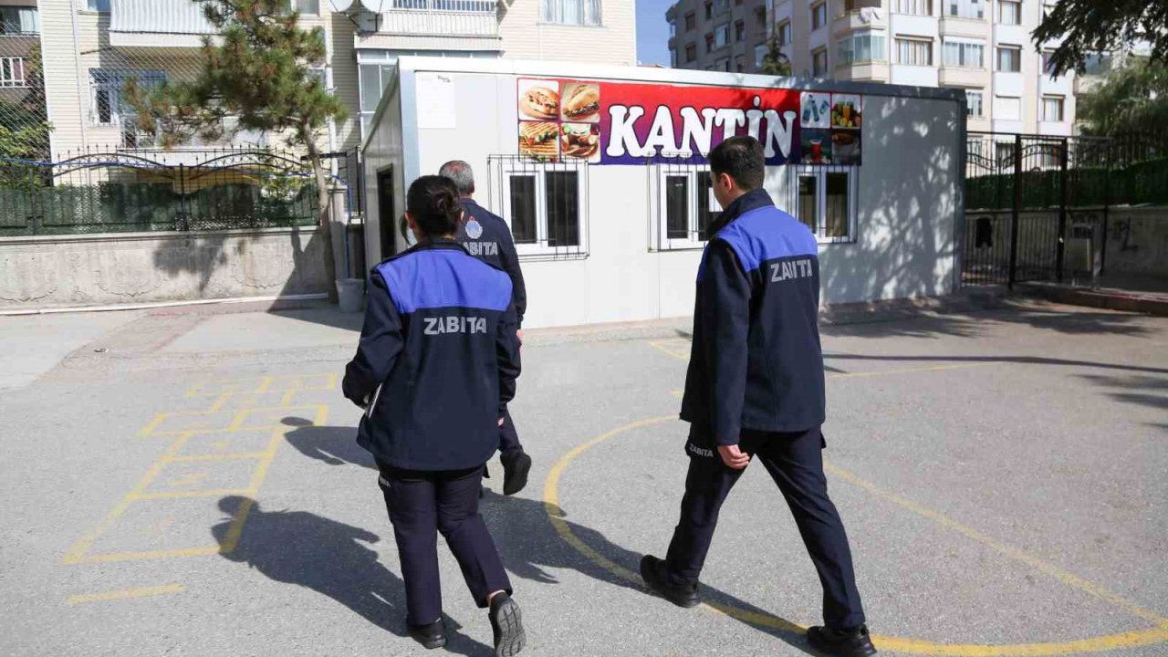 Meram’da okul kantinlerine sıkı denetim