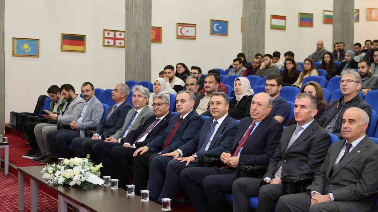 ASFAT Genel Müdürü Prof. Dr. İlbaş’tan Rektör Altun’a Ziyaret ve ERÜ’de Açılış Dersi