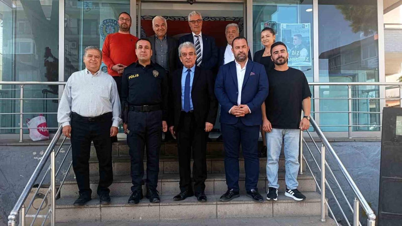 Sökeli gazeteciler, Emniyet Müdürü Çetinkaya ile görüştü