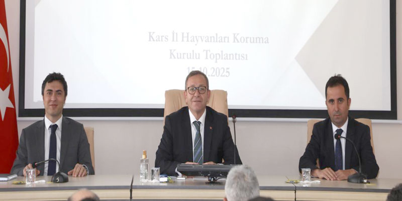 Kars’ta İl Hayvanları Koruma Kurulu Toplantısı yapıldı