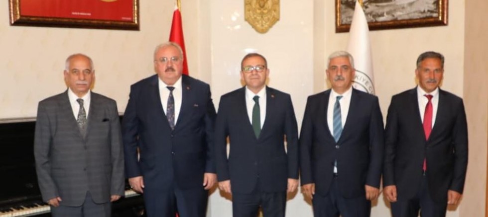 Süt Üreticileri Birliği Vali Ziya Polat'ı ziyaret etti