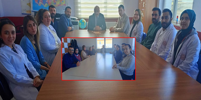 Kaya, Digor’daki Okullarda Öğretmen ve Öğrencilerle Buluştu