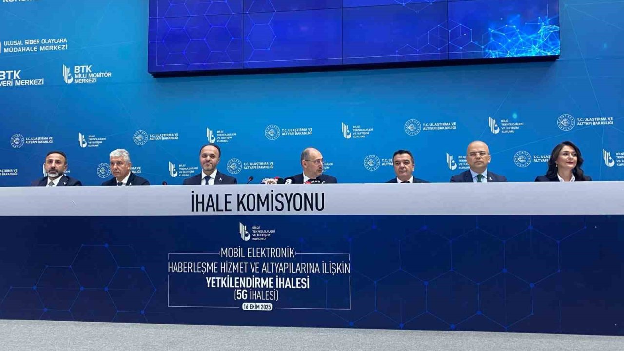 BTK’da 5G yetkilendirme ihalesi başladı