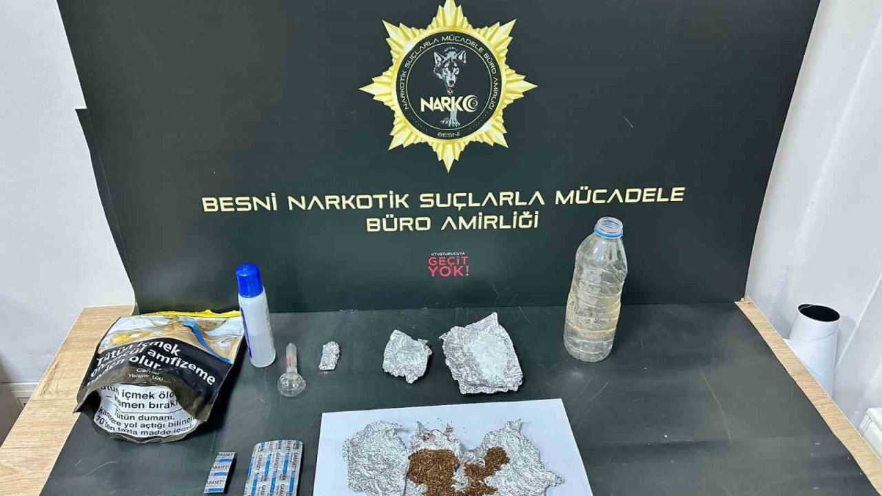 Uyuşturucu operasyonunda 1 kişi tutuklandı