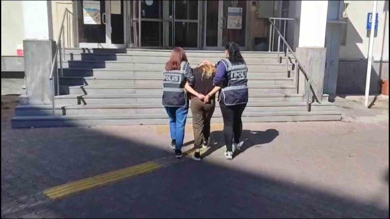 14 yıl kesinleşmiş cezası olan kadın polisten kaçamadı