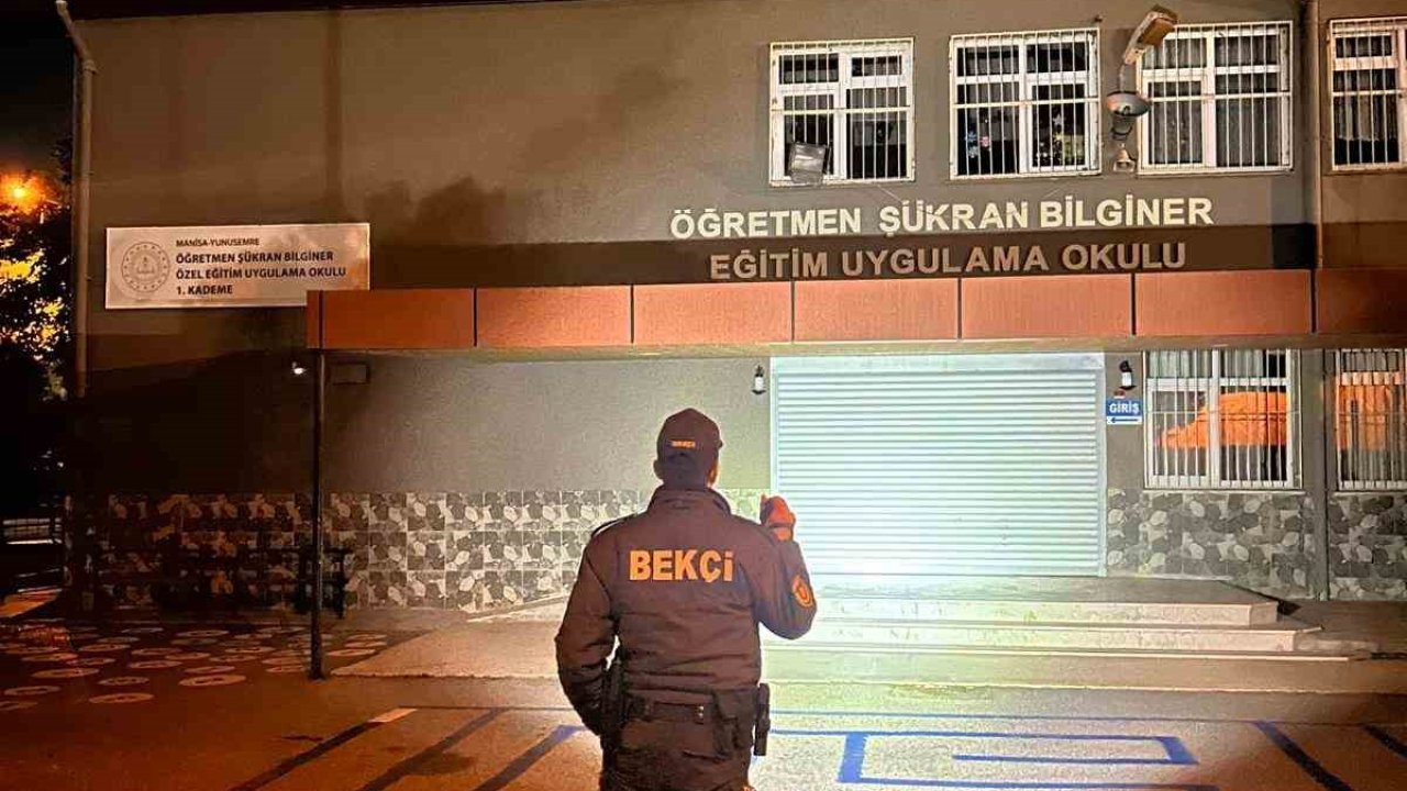 Manisa’da okul çevrelerinde gece denetimi