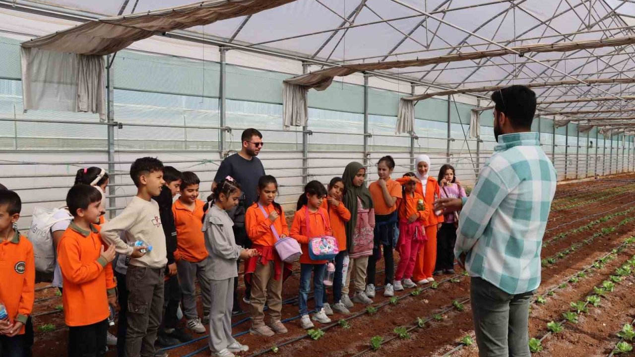 Şanlıurfa’da öğrenciler doğa ve tarımla buluşuyor