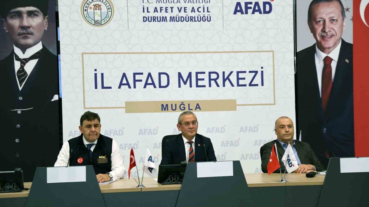 AFAD Genel Müdürü Gevrek: Muğla’da tanımlanmış 329 risk var
