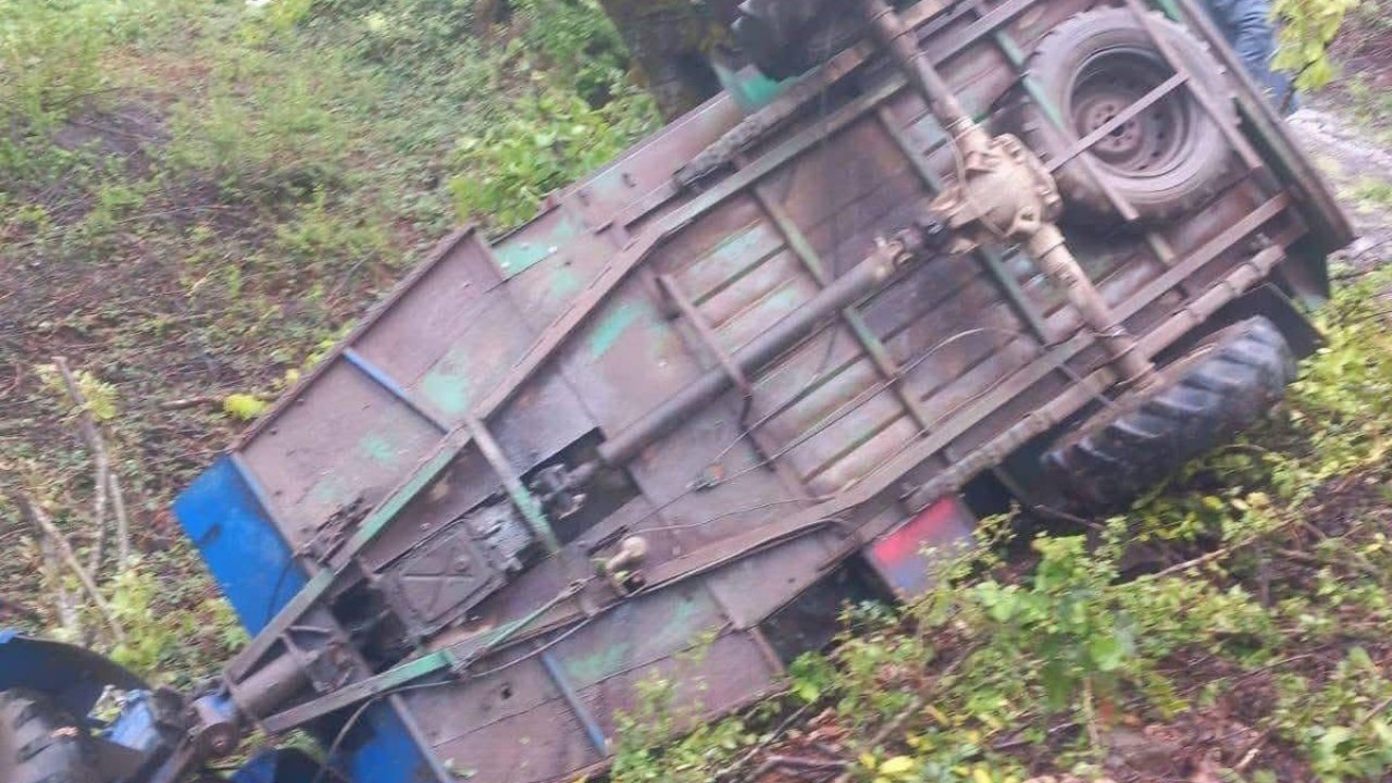 Ordu’da patpat devrildi: 1 ölü