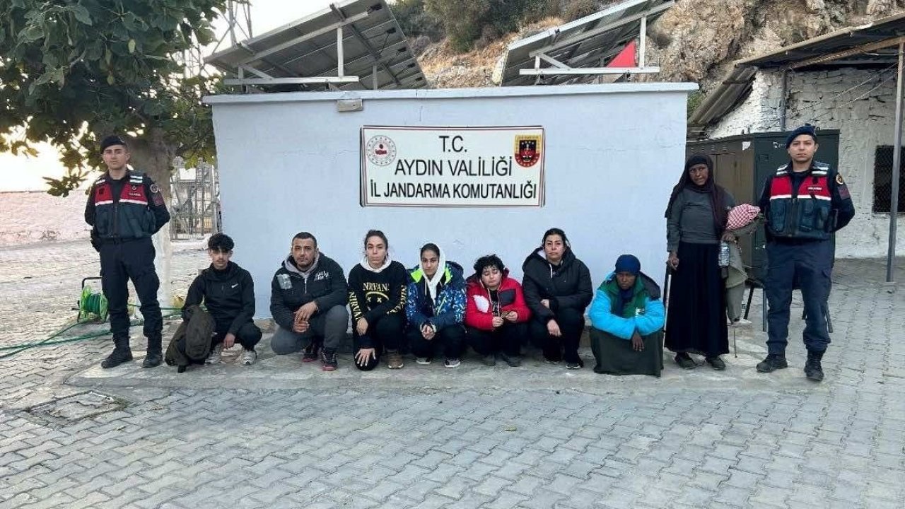 Türkiye’ye yasadışı yollarla giriş yapan 8 düzensiz göçmen yakalandı