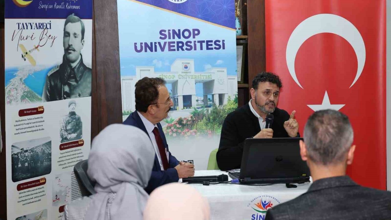 Türk havacılığının öncüsü Sinop’ta anıldı