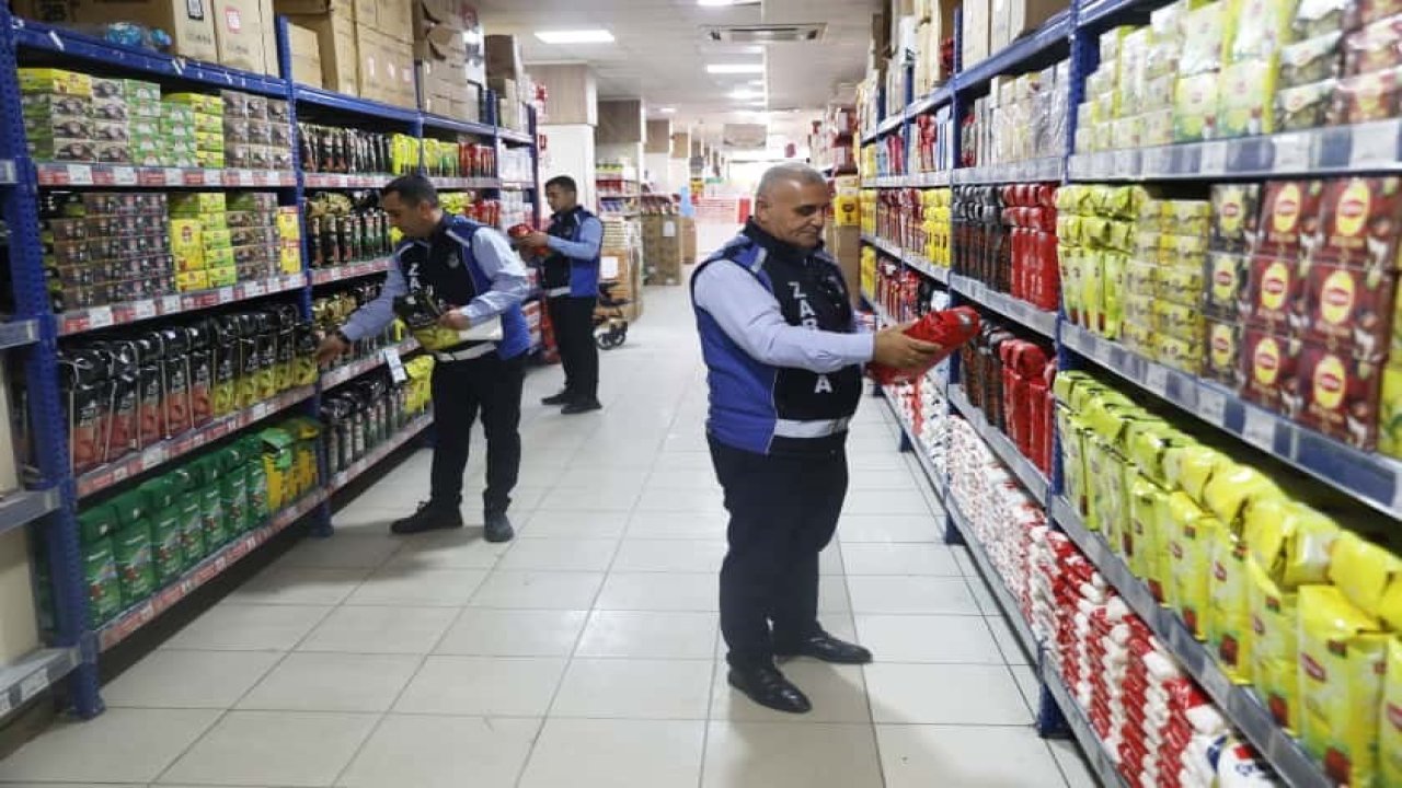 Battalgazi zabıtası, market denetimlerini sıklaştırdı