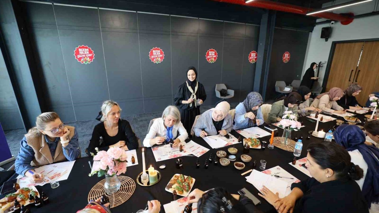 Kadınlara aromaterapi eğitimi