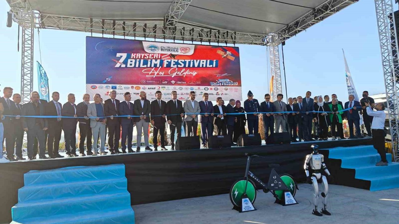 7’inci Kayseri Bilim Festivali kapılarını açtı