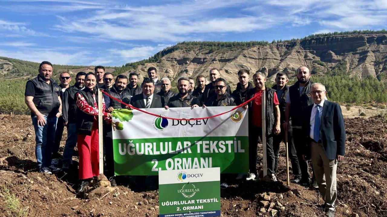 Uğurlular Tekstil 2000 fidanlık 2. Uğurlular Ormanı ile geleceğe nefes verdi