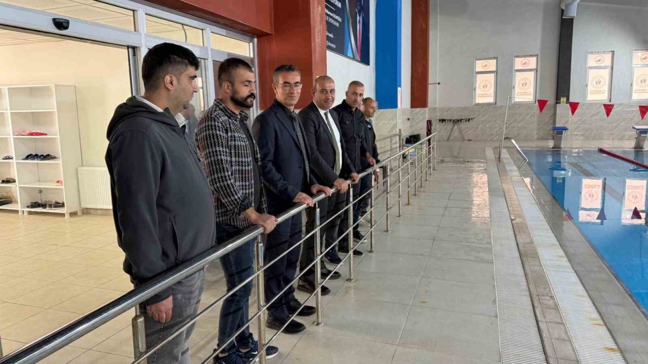 Şırnak Gençlik ve Spor İl Müdürü, Uludere’deki tesislerde incelemelerde bulundu