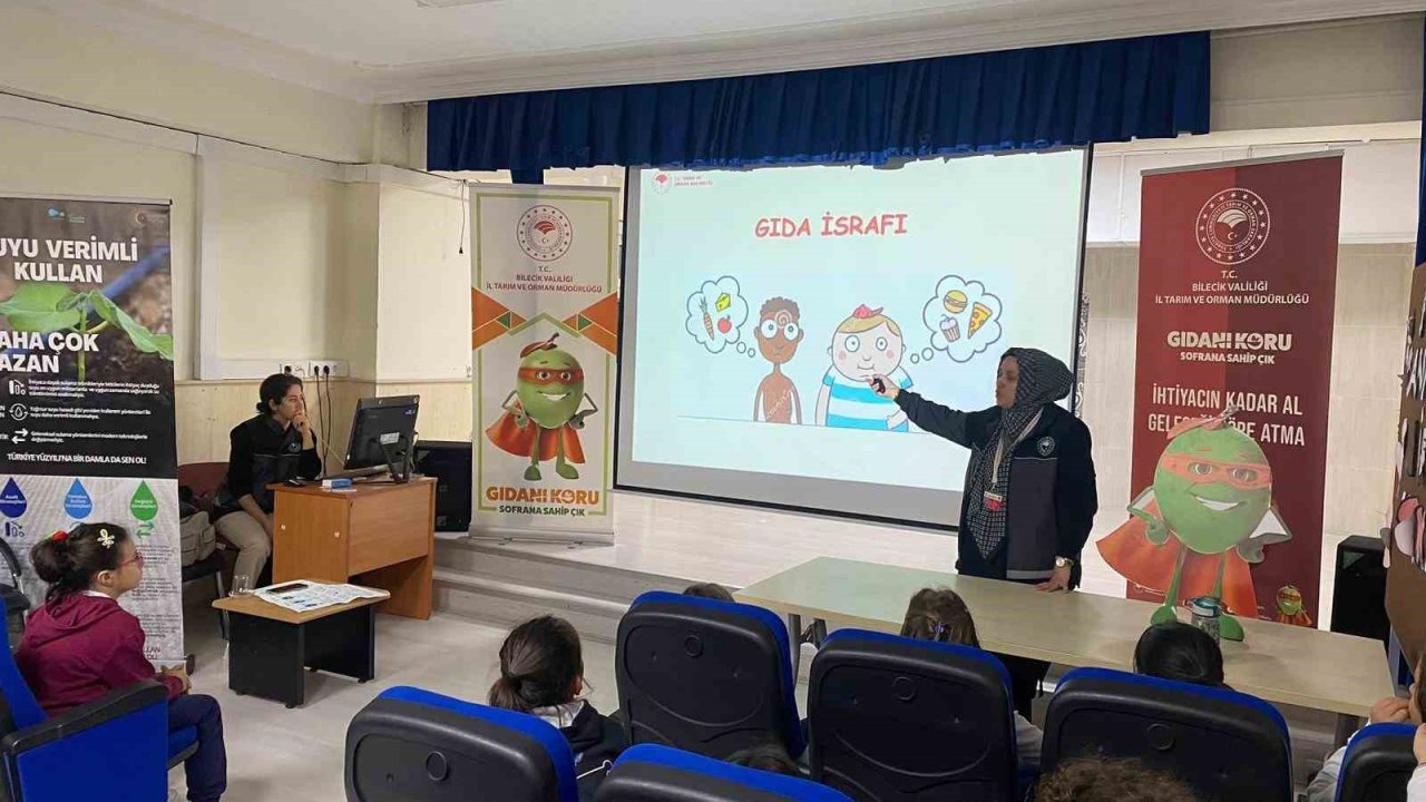 Bilecik’te 385 öğrenciye gıda israfı eğitimi