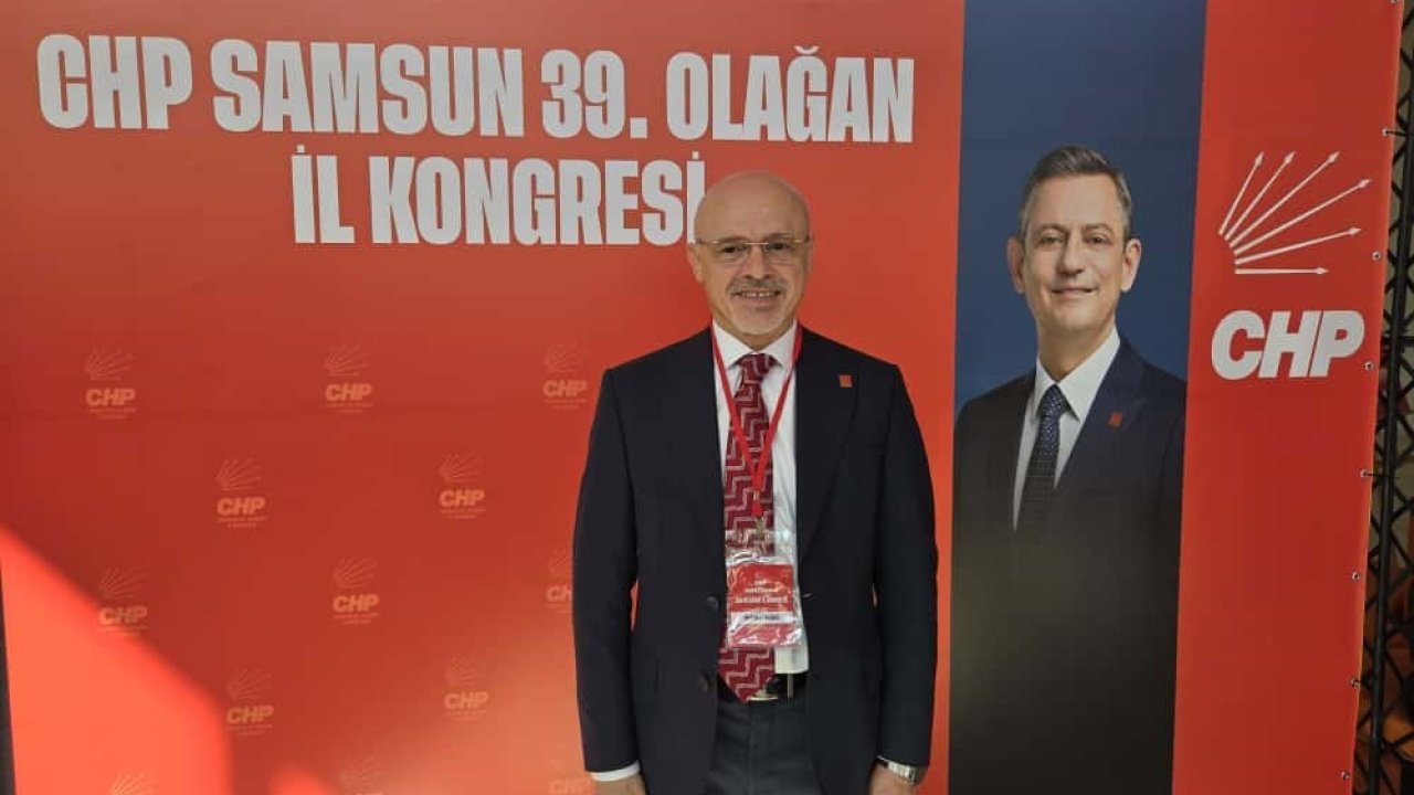 CHP Samsun İl Başkanlığına Mehmet Özdağ tekrar seçildi