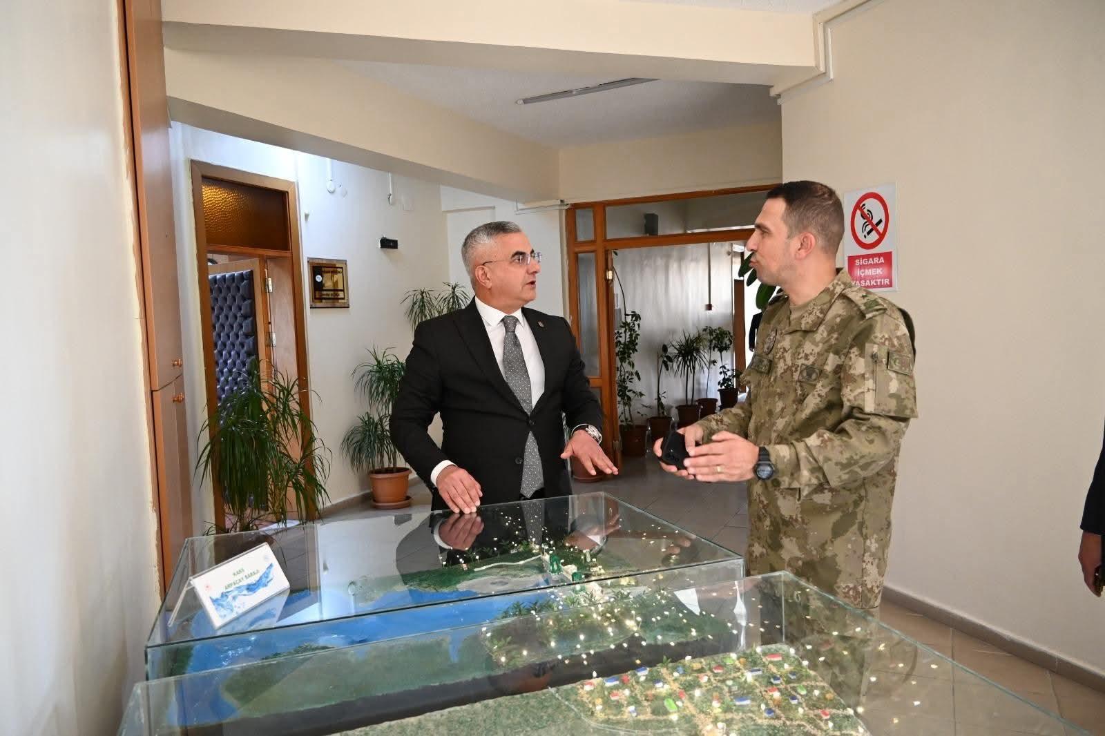 Tuğgeneral Türe, DSİ 24. Bölge Müdürü Kotan’ı Ziyaret etti