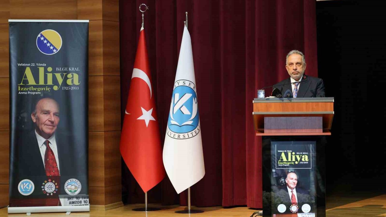 Talas Belediyesi’nden ‘Bilge Kral’ Aliya İzzetbegoviç’e anlamlı anma