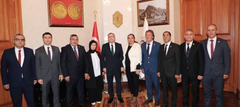 Vali Ziya Polat, Muhtarları makamında kabul etti