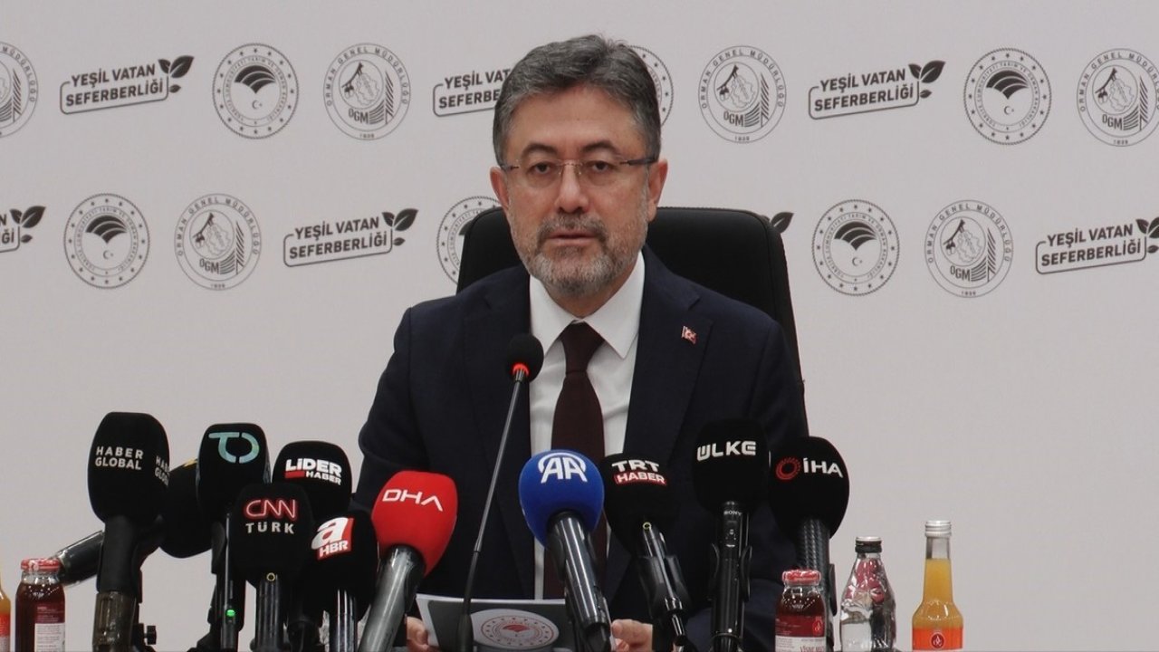 Bakan Yumaklı: "1 yılda 550 milyon fidan ve tohumu toprakla buluşturmayı hedefliyoruz"