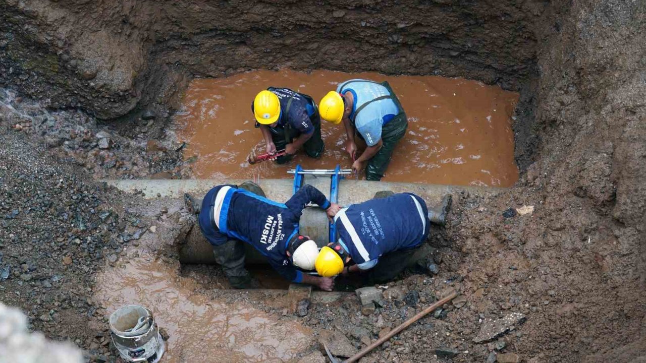 MUSKİ Fethiye’deki arızayı giderdi