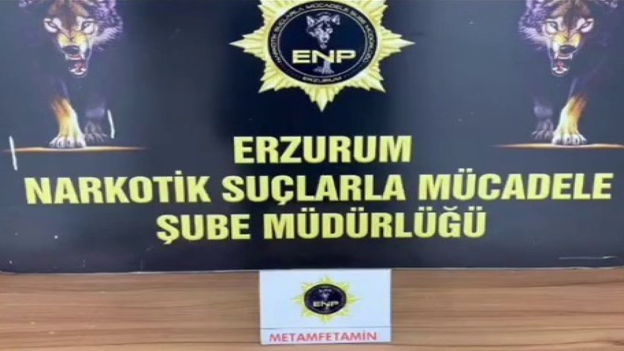Erzurum polisinden uyuşturucuya geçit yok