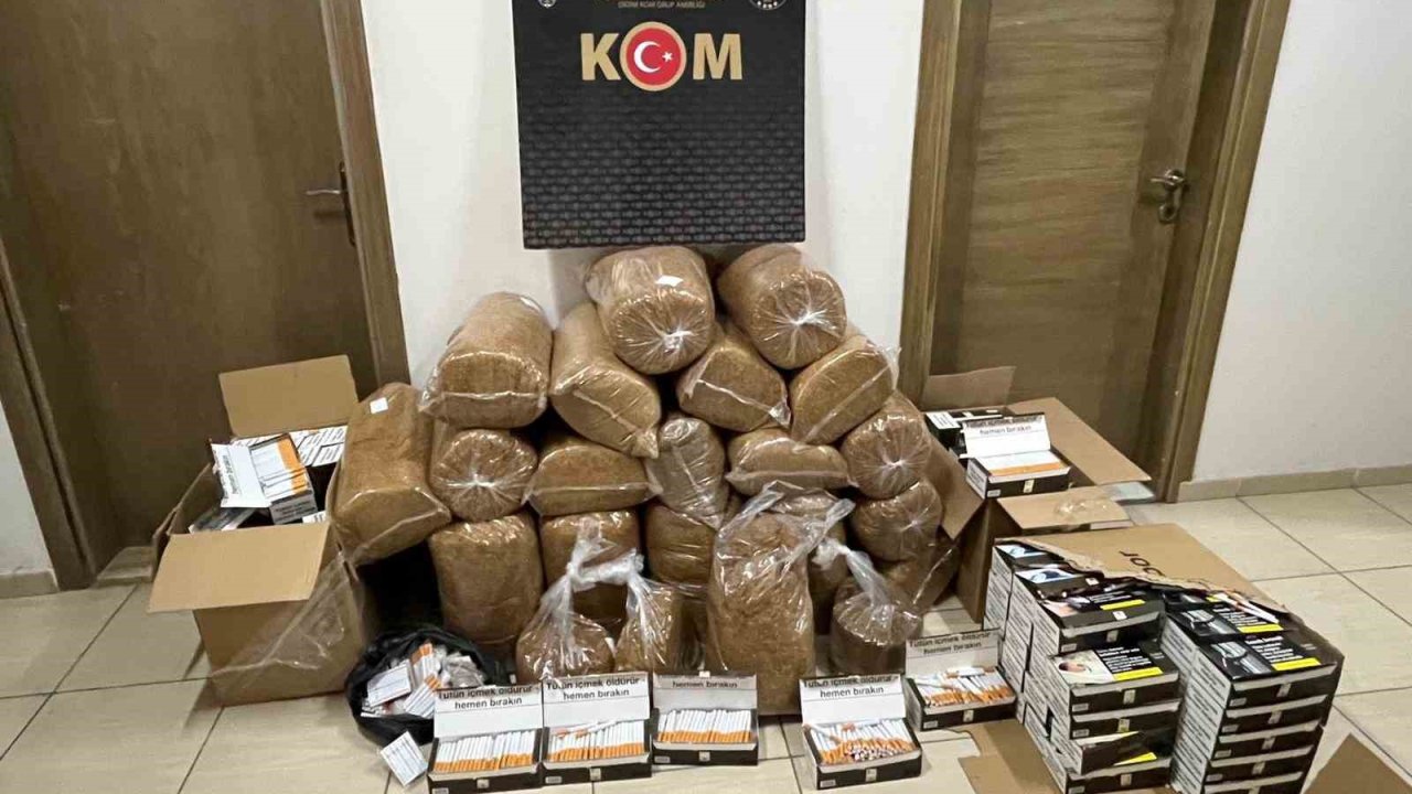 Didim’de kaçak tütün ve alkol operasyonu: 2 gözaltı