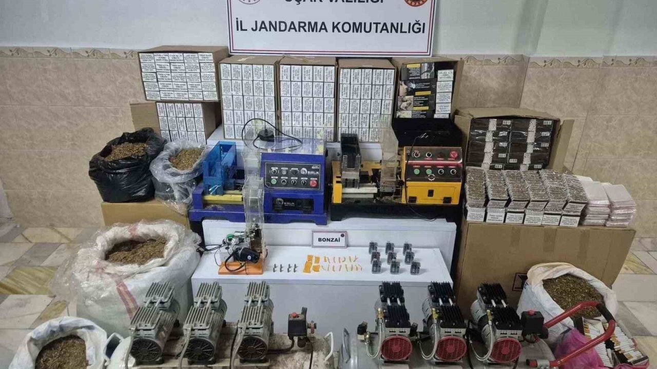 Jandarmadan uyuşturucu ve kaçak sigara operasyonu
