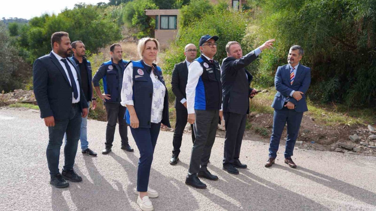 MUSKİ Genel Müdürü Şengül Fethiye’deki saha çalışmalarını inceledi