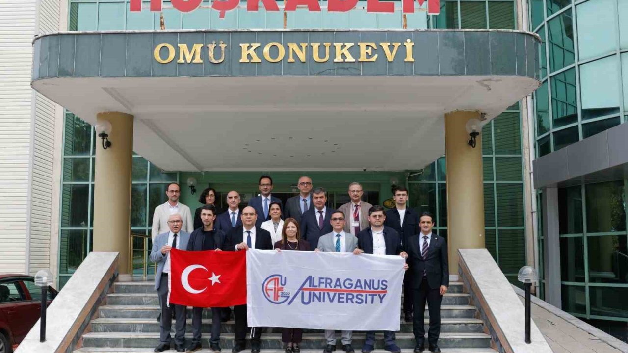 OMÜ ile Alfraganus Üniversitesi arasında akademik iş birliği görüşmeleri