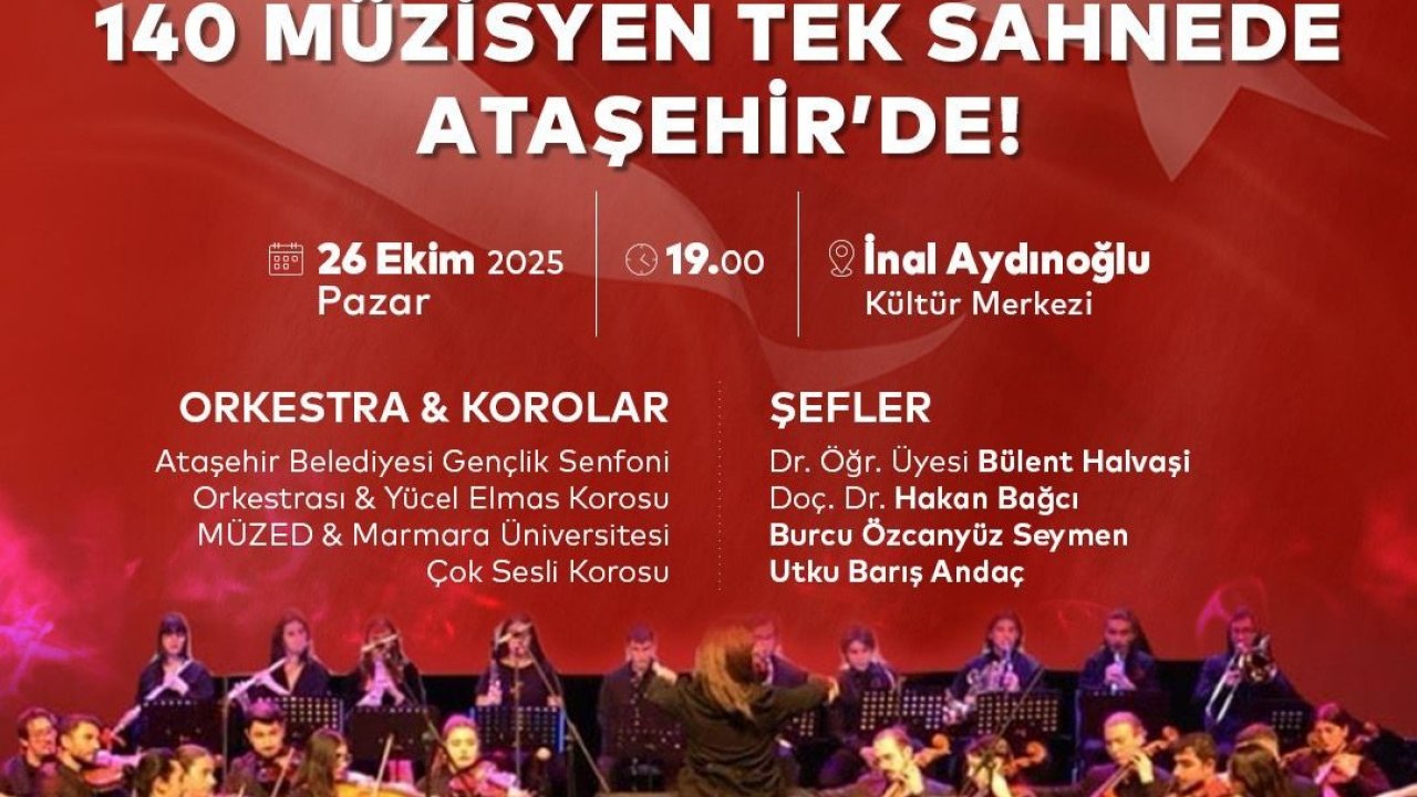 Cumhuriyetin 102. yılında 140 müzisyen aynı sahnede buluşuyor