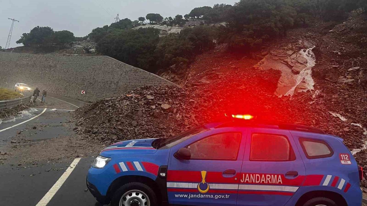 Gökçeada’da sele teslim olan bölgeler dron ile görüntülendi