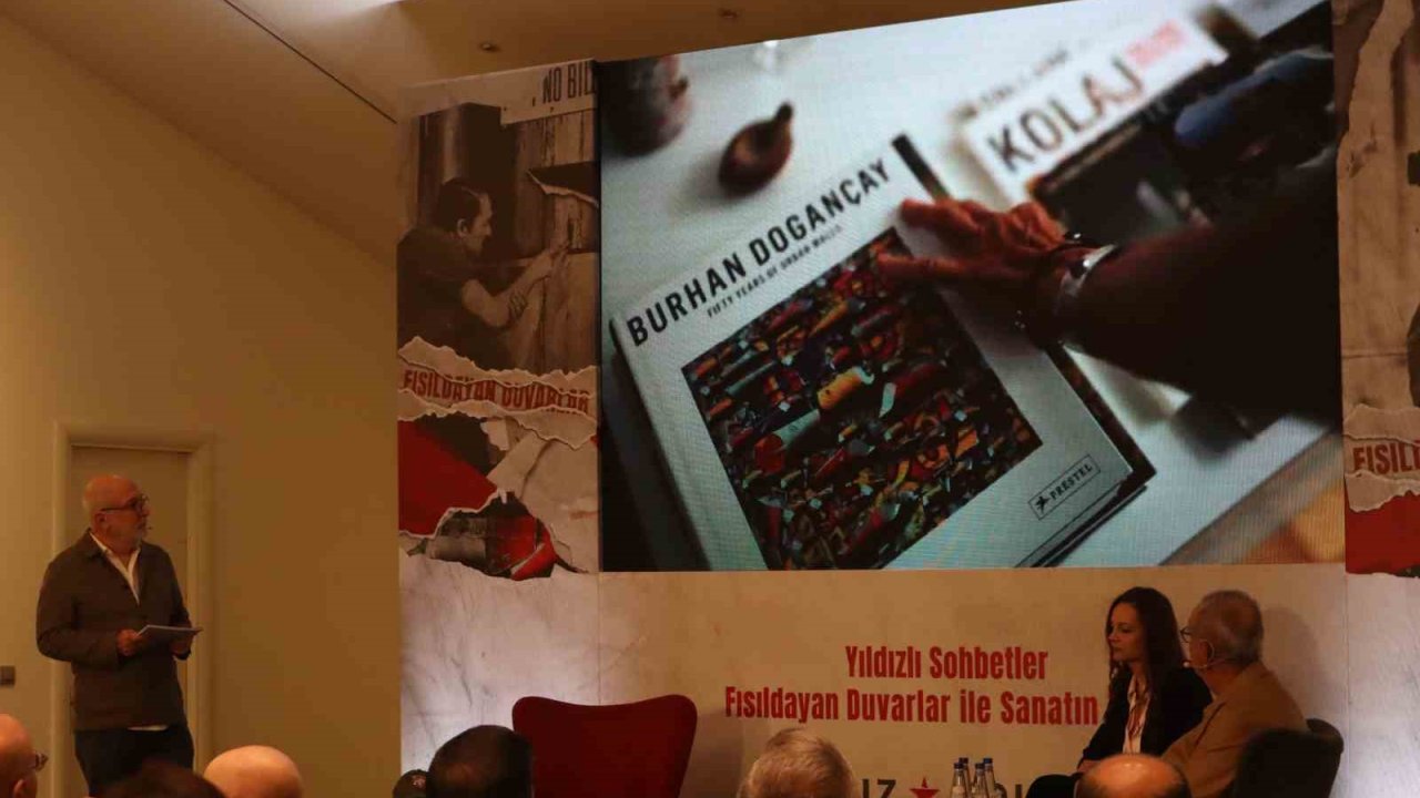 "Yıldızlı Sohbetler"de ressam Burhan Doğançay eserleriyle anıldı