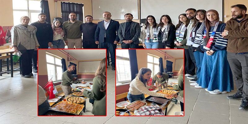 Digor Türkmenşen İlkokulu ve Ortaokulundan Filistin’e Destek