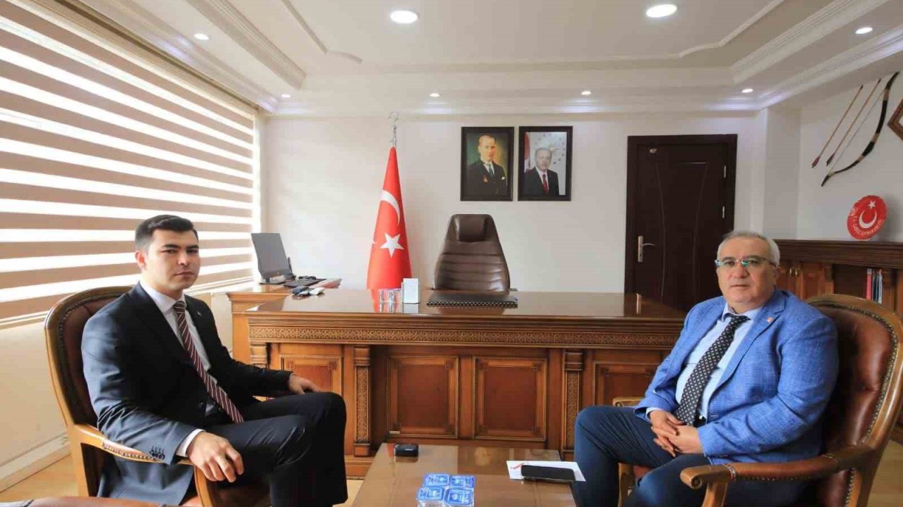 Başkan Arslan’dan Kaymakam Çelik’e hayırlı olsun ziyareti