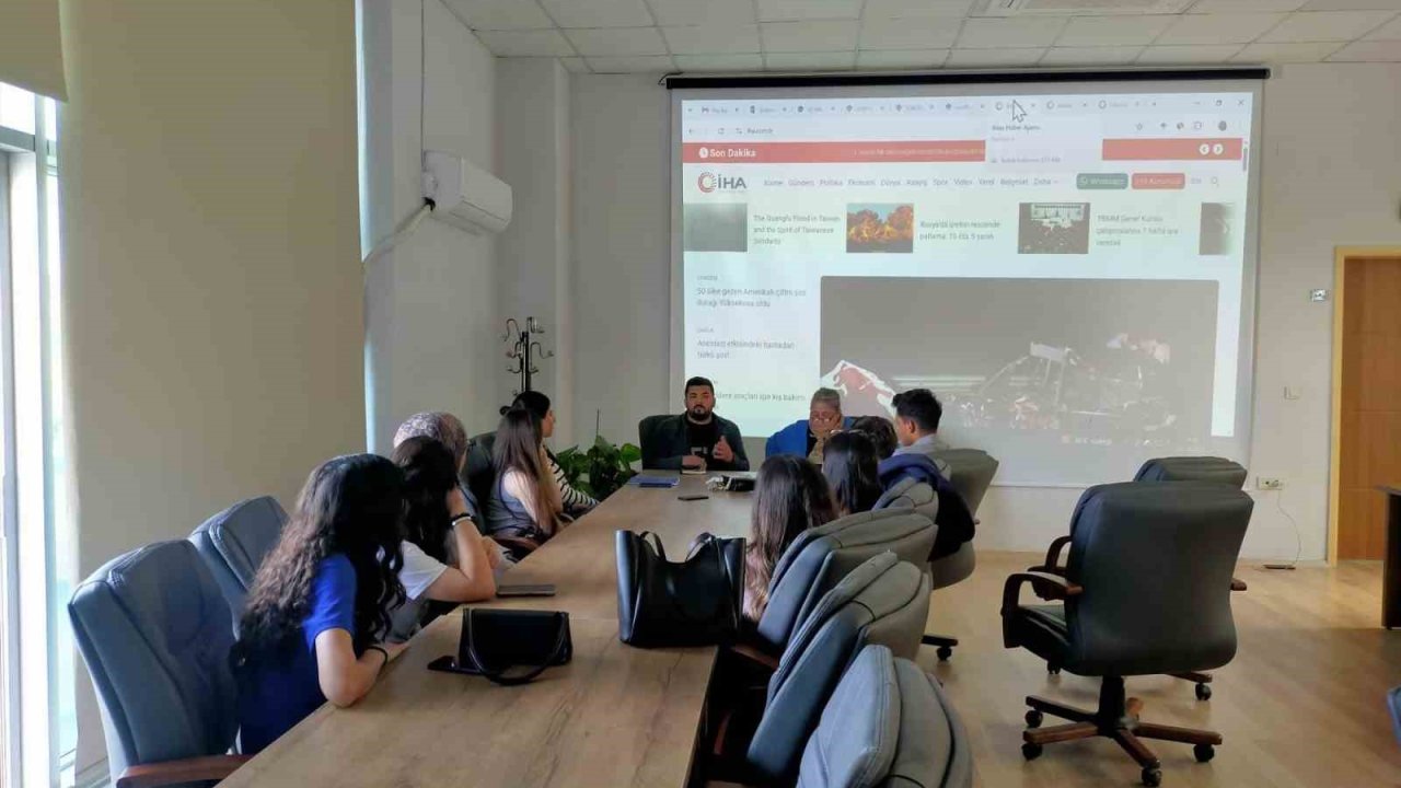İHA Hatay Bölge Müdürü, genç iletişimcilerle bir araya geldi