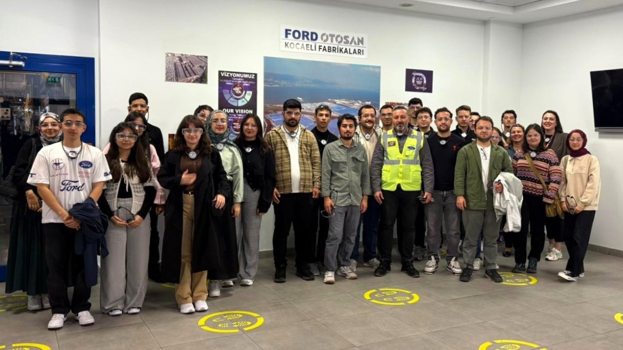 Öğrenciler otomotiv üretimini yerinde gözlemledi