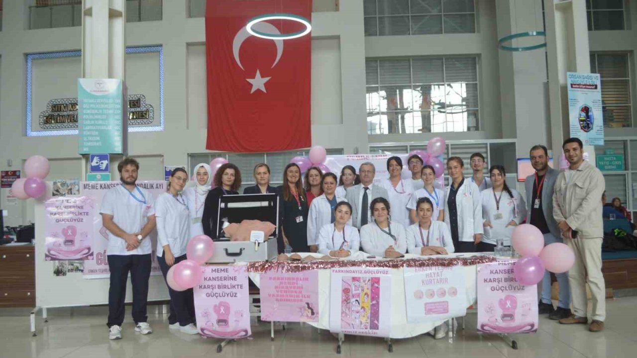 Meme kanseri farkındalık ayı kapsamında MSKÜ’den anlamlı etkinlik