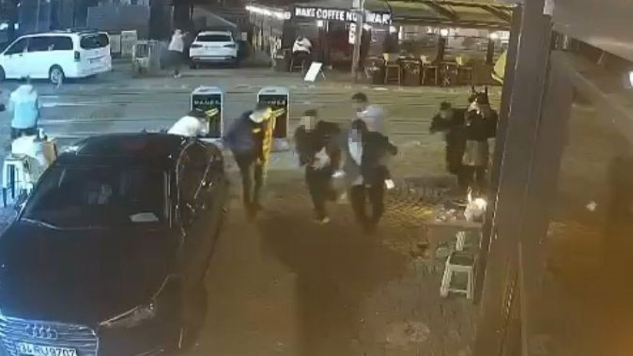 Eğlence mekanı önündeki dehşet anlarının görüntüleri ortaya çıktı