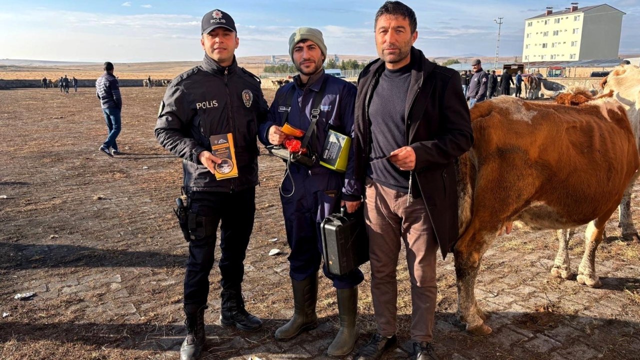 Hayvan pazarında ’sahte para, hayvan hırsızlığı ve dolandırıcılık’ uyarısı