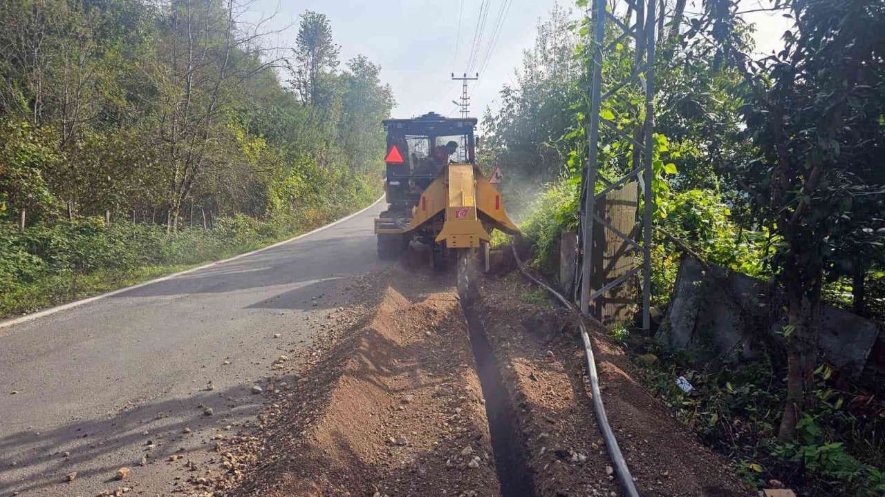 Ordu’da içme suyu altyapısı güçlendiriliyor
