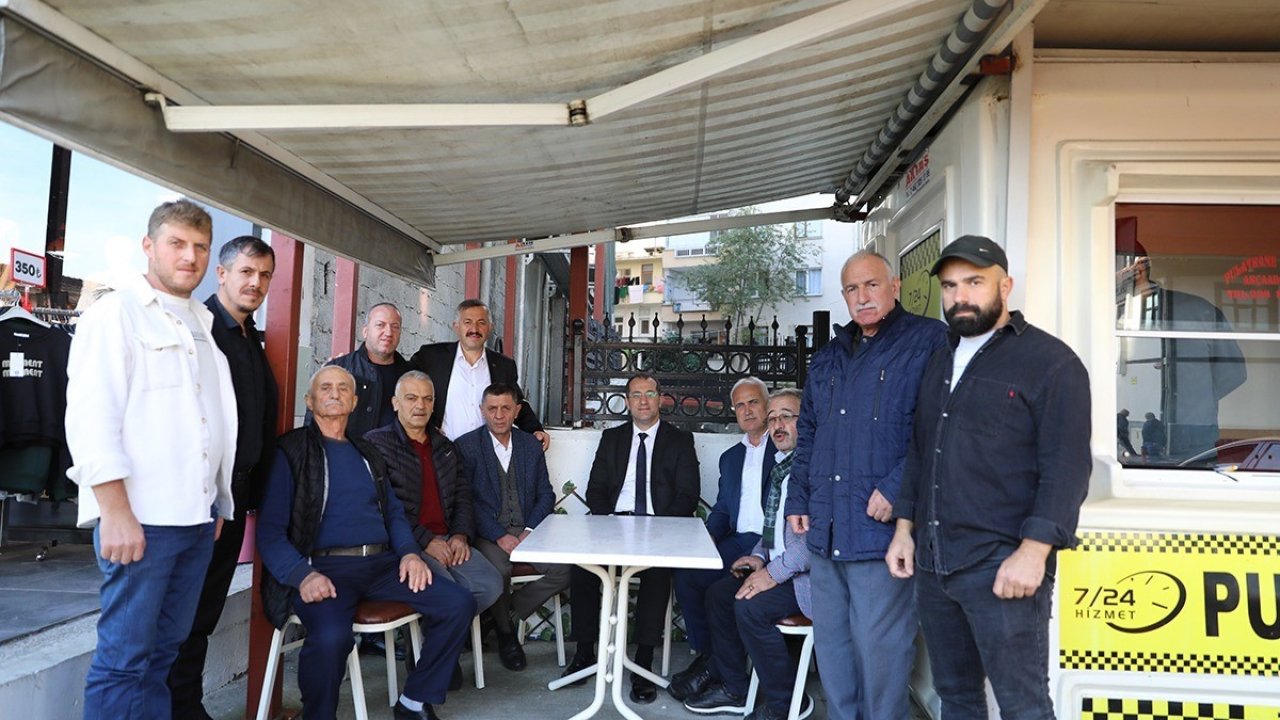 Başkan Ekim’den taksici esnafını ziyaret