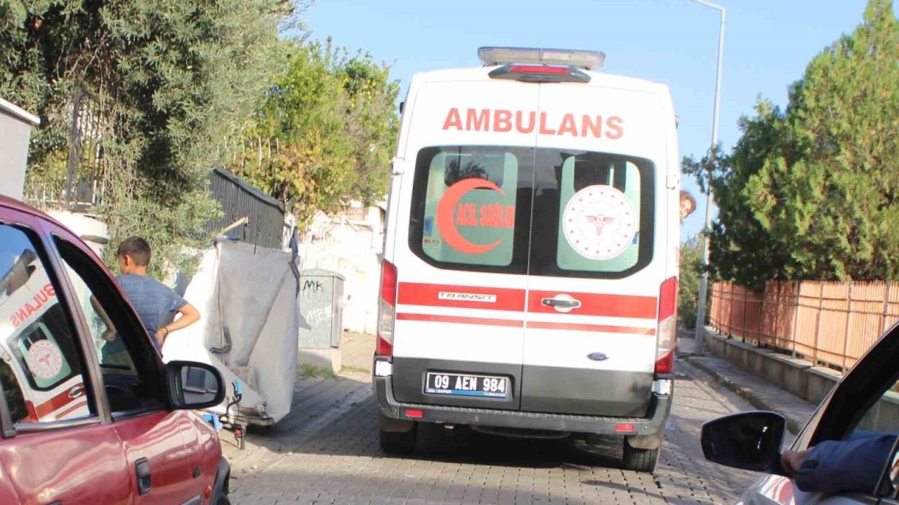 Balkondan düştüğü sanıldı fenalaştığı ortaya çıktı