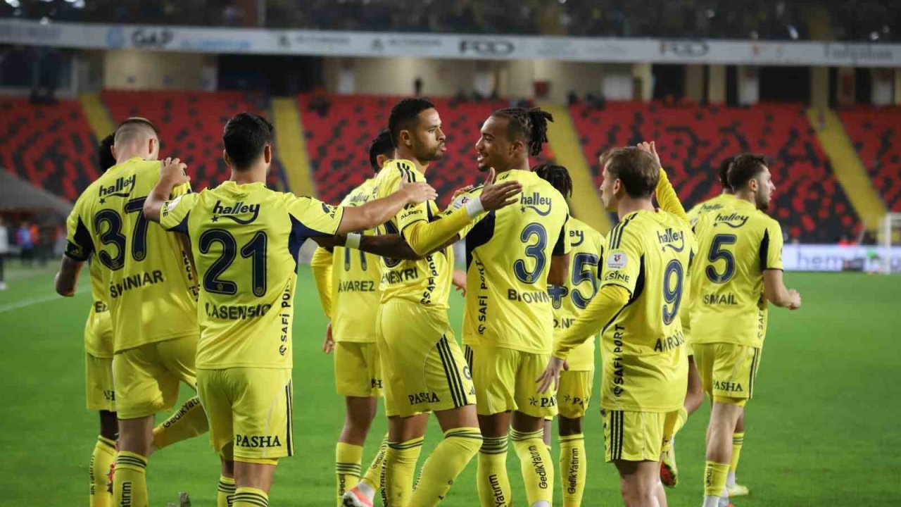 Fenerbahçe, Gaziantep FK’yı üst üste 10. kez mağlup etti