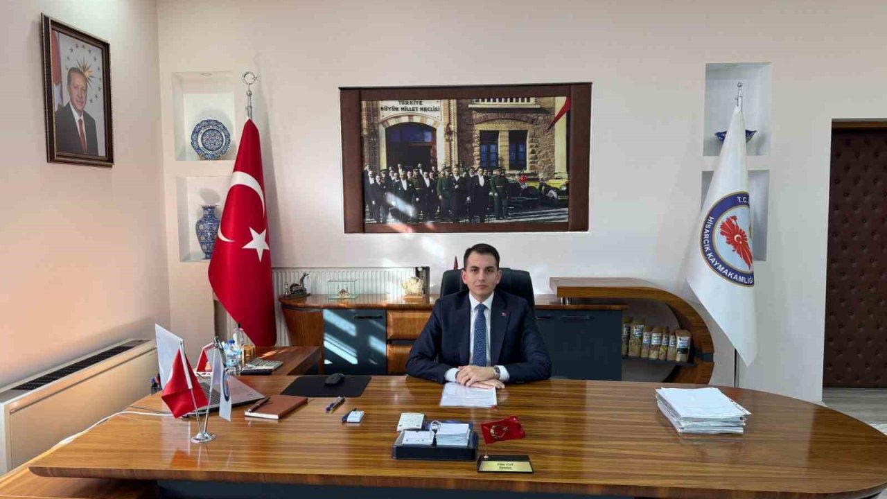Hisarcık Kaymakamı Erkan Atam görevine başladı