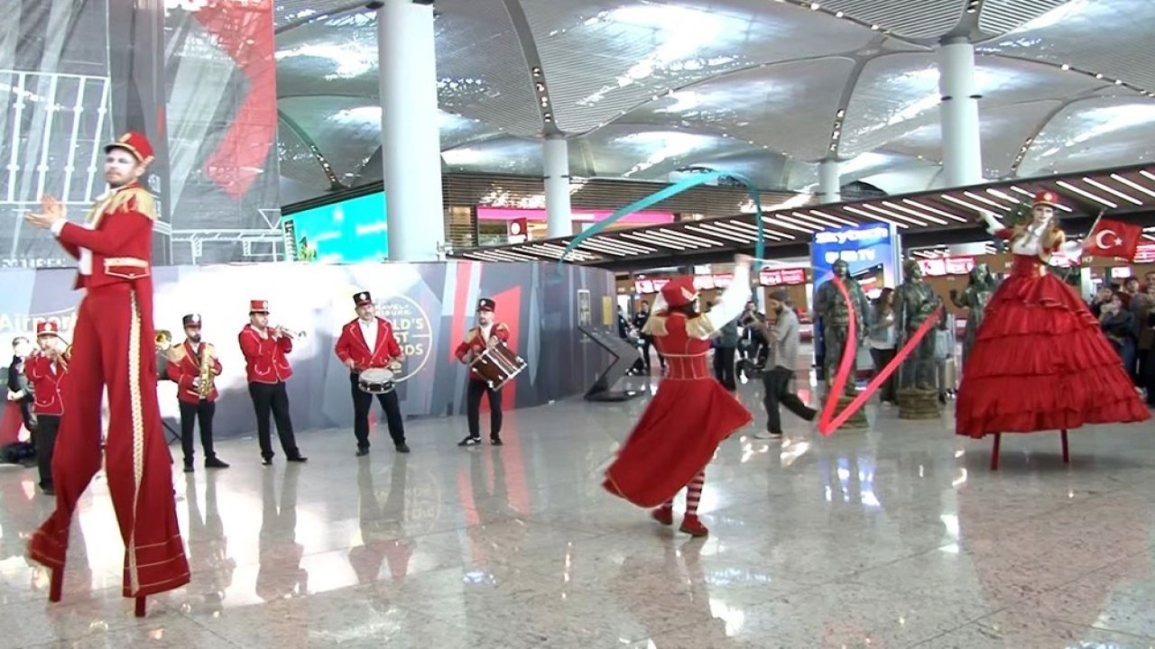 Cumhuriyet Bayramı İstanbul Havalimanı’nda coşkuyla kutlandı