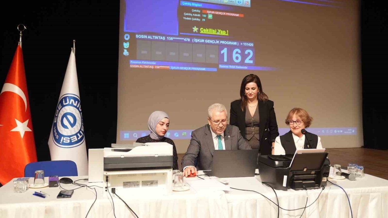 EÜ’de "İŞKUR Gençlik Programı"na katılacak öğrenciler kura ile belirlendi